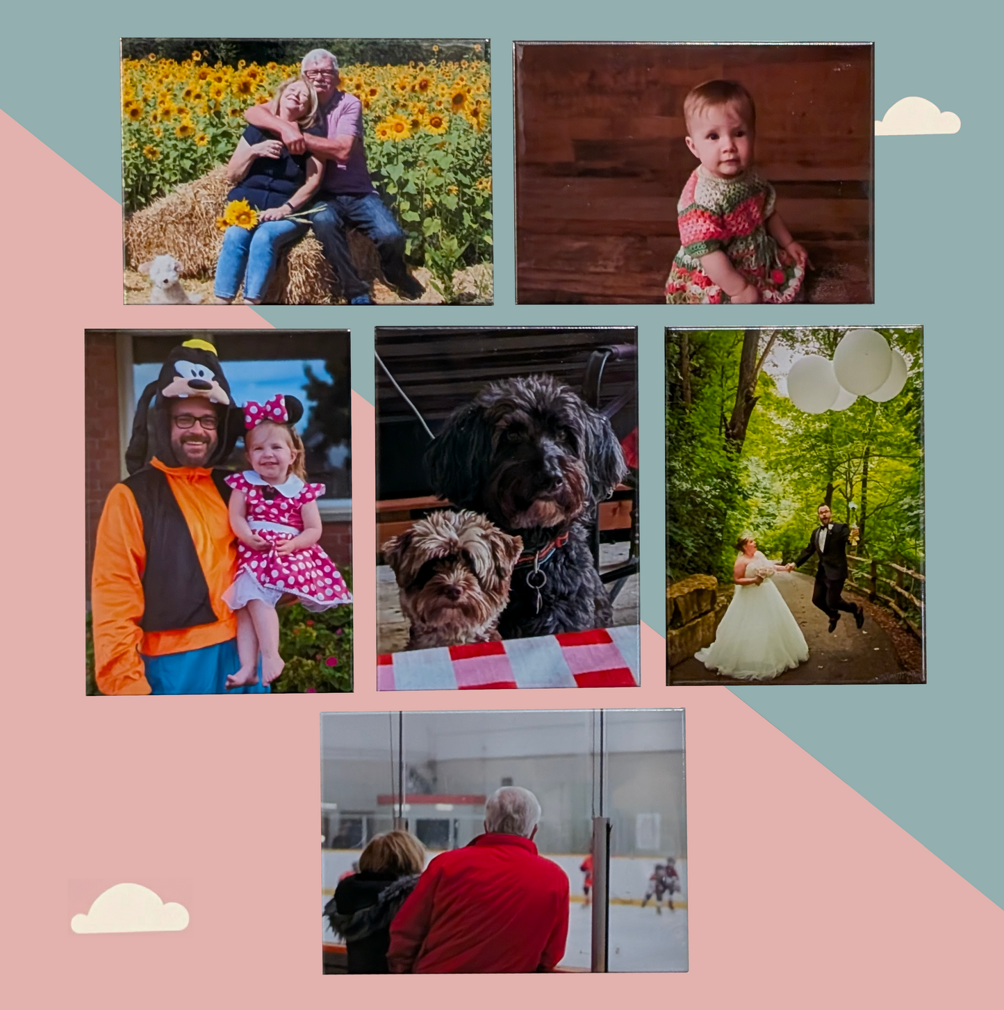 Custom 2.5" x 3.5" Rectangle Magnets - 6 Pack