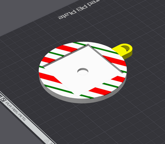 Christmas Ball Ornament - 3MF & STL