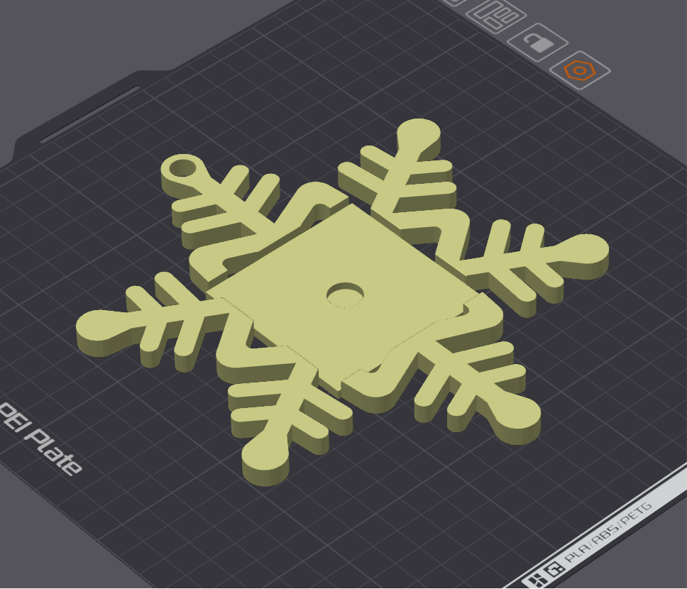 Snowflake Ornament - 3MF & STL