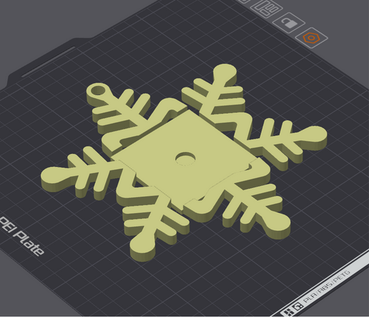 Snowflake Ornament - 3MF & STL